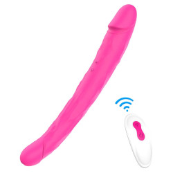 DoublePlayz Double gode vibrant King 3 - 31 x 4 cm Rose